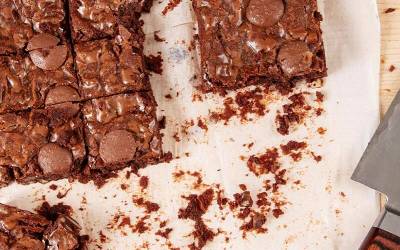 Intense Chocolate Brownie with two chocolates